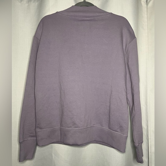 Champion Lavender Purple Mock Neck Crewneck Sweater - Picture 2 of 10